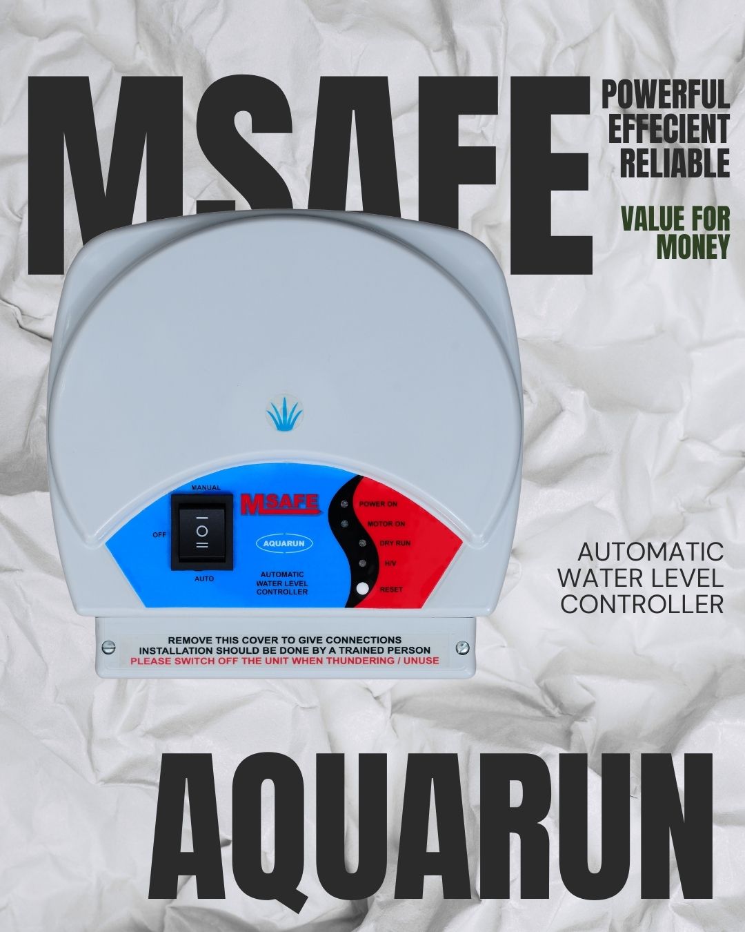 AQUARUN water level controller terminal wiring